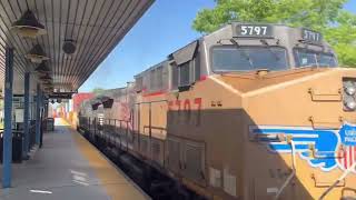 A few trains at Union, NJ with NS 1072 again! 5/28/24