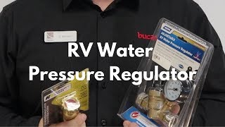 Water Pressure Regulator for your RV