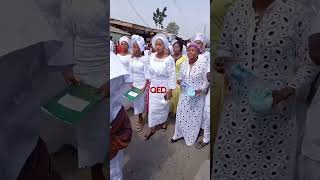 Dare Melody’s daughters at the funeral of his wife Adedoyin Odunuga in Ikorodu, Lagos. #qednglive