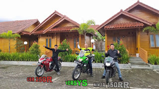 TOURING & TEST PERDANA VERSYS 250 ( 640 KM ) CBR 250R - NINJA 150RR