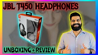 JBL T450 headphones unboxing and review | AK GORAKHPURIYA