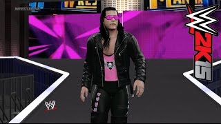 WWE 2K15 PC MOD: WWE WrestleMania XXX Arena Bret "Hitman" Hart Attire & Entrance