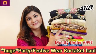 Meesho Viral Suits 🔥| Party/Festive Wear haul Under 699 | ANARKALI GOWN KURTA SET KURTI COORDSET |