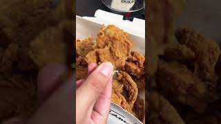 Fried Chicken KFC, 80rb dapat banyak 🤤 #food #shorts #youtubeshorts #hope #foodie #eating #cook