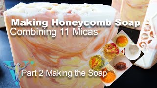 Making Honeycomb Soap