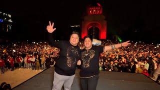 ¡ Representando Al Barrio ! Los Jrs Aguilar - Monumento A La Revolcion - Despidiendo A Amlo