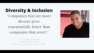 Why strong cultures have diversity and representation | J. Israel Greene interview