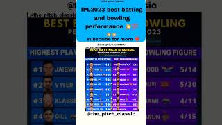 IPL 2k23 best performances 😱😎💥❤️ #ipl2023 #ipl #cricketshorts #shortfeed #csk #shorts #rcb #gt #lsg