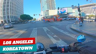 Koreatown Los Angeles With My Triumph Trident 660