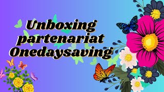 Unboxing partenariat Onedaysaving #diamondpainting #onedaysaving #partenariat #arttherapy