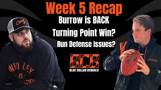 Week 5 Recap: Bengals get a BIG win. Turning point?