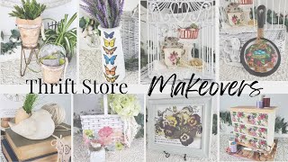 UPCYCLED THRIFT STORE MAKEOVERS - ReCreated Home Decor!