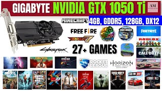 GIGABYTE GEFORCE GTX 1050Ti, 4GB, GDDR5, 128BIT, DX12, GAMEPLAY, BENCHMARK