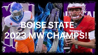 Boise State Mountain West Champions!!! Game Review and Reaction Video!