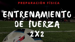 Entrenamiento de Fuerza en Fútbol mas Fútbol reducido 2x2// RPM