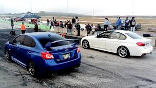 Subaru wrx sti vs bmw serie 3