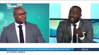 Affaire Ousmane Sonko • Réaction de Alioune Sall • Député du Pastef @TV5MONDEInfo