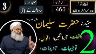 حضرت سلیمان علیہ السلام کا قصہ || Molana Muhammad Aslam Hazarvi