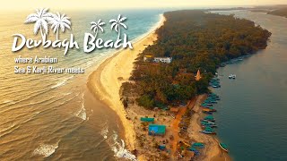 DEVBAGH BEACH - where Arabian sea & Karli river meets | Majestic Drone Film