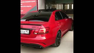 OMG😱😱  this Mercedes E63 AMG is lit🔥🔥🔥🔥