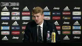 Conferenza stampa Juventus presentazione De Ligt  INTEGRALE