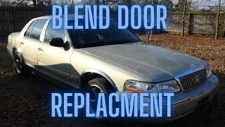 Replacing Blend Door Grand Marquis, Crown Victoria, Town car  2005