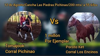 Carreras A La Chilena Cancha Las Piedras Pichinao 12/08/2023 (Tomajook vs Poroto Ket)