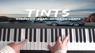 How To Play TINTS on piano - Anderson. Paak ft. Kendrick Lamar - Piano Tutorial