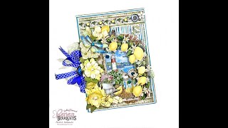 Stamperia Blue Dream Mixed Media Tea Party in a Box Tutorial