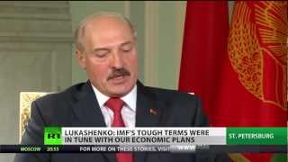 President Lukashenko gives interview RT 15 March 2013 St. Petersburg