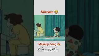 Shinchan Makeup Song|Mother Funny# Comedy#Ytshort#Shinchan# Fighting #SkyButterflyqueen