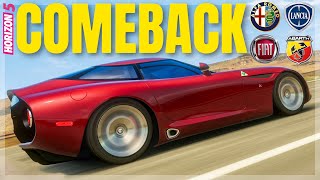 FH5 Comeback: Alfa Romeo, Lancia, Fiat & Abarth returning with 31 potential Cars!