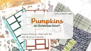 Plan with Me - Pumpkins at Christmas time? (Let's Catch-up!)