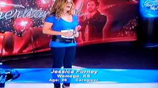 American Idol 2010: Jessica butters up to Simon with 'Footprints in the Sand'