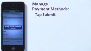 Manage Payment Methods iOS Phone