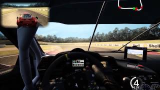 Assetto Corsa - Ferrari 458 GT2 @ Sydney Motorsport Park (Eastern Creek) w/ Track Map