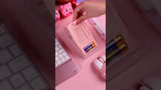 cute wireless mouse #cutestationery#stationary#cute#mouse#shortsfeed#shorts#shortsviral#short#pink