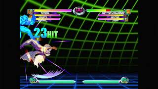 MvC2 - Storm Hangtime Flying Screen Combo