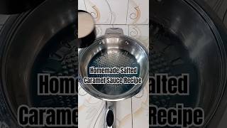 Homemade salted caramel sauce recipe