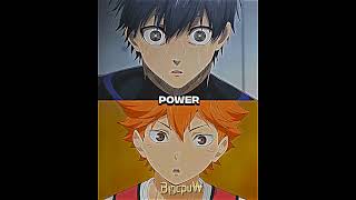 Isagi Vs Hinata | #anime #shorts #viral #bluelock #hinatashoyo #isagiyoichi #Haikyuu #sports |