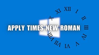 👍 BEGINNER: How to Apply Times New Roman, 12-Point Font | Tutorial