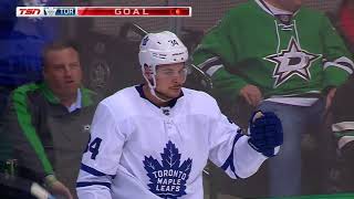 Auston Matthews 6th goal of the Season! 09/10/2018 (Toronto Maple Leafs at Dallas Stars)