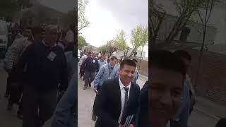 Confraternidad de Hermanos Ciclistas en Iglesia Evangélica Pentecostal Chos Malal, Argentina.