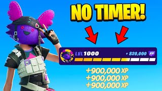 New *NO TIMER* Fortnite XP GLITCH to Level Up Fast in Chapter 2 Remix! (700k XP)