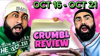 CRUMBL COOKIES REVIEW - MOLTEN LAVA, COOKIE DOUGH, CAKE BUTTER, CHOCOLATE PISTACHIO, PB CUP !!!!