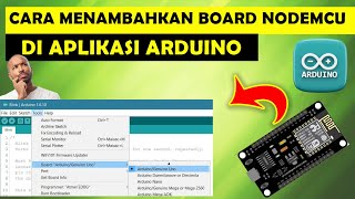 Cara Menambahkan Board NodeMCU ESP8266 di Arduino IDE