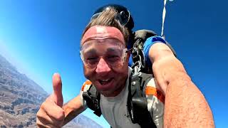 Jimmy First Skydive! Tandem Jump from 10000 feet at iJump Gran Canaria