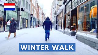 NL VLOG #10 Snow and Winter Walk in The Hague Netherlands | Musim Salju di Belanda | Sneeuw Den Haag