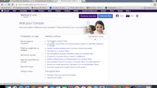 Supprimer un compte Yahoo