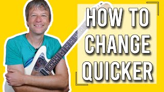 How to change chords quicker - Live Guitar Lesson